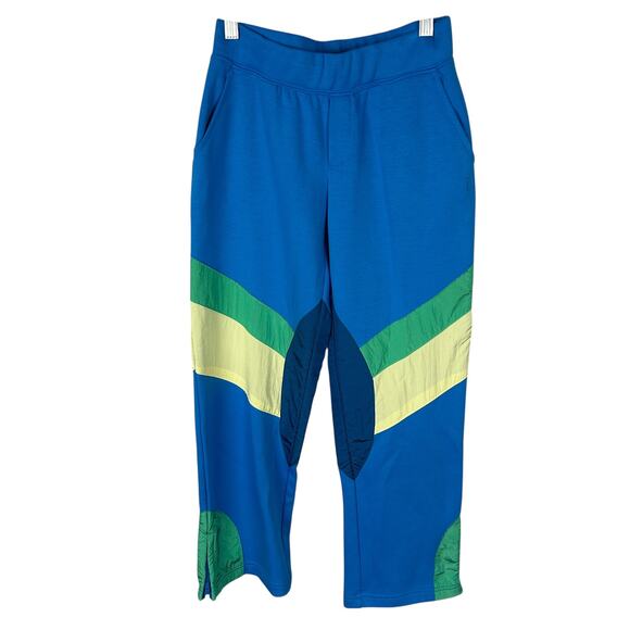 Free People Movement Blue Flare High Waisted Flurry Track Sweat Pants XS - Picture 2 of 6